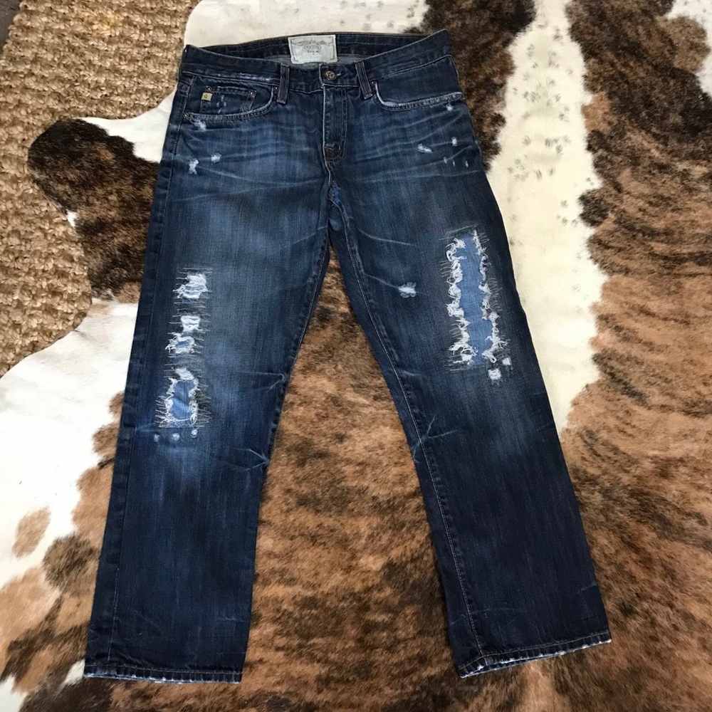 Women’s big star patched ankle length. Size 29.